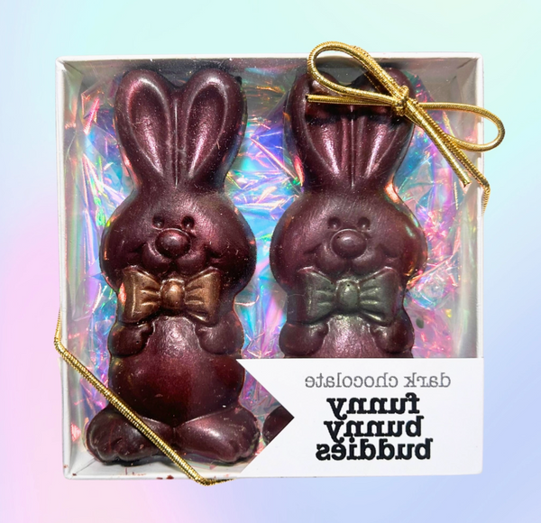 Organic Dark Chocolate Easter Bunnies Vegan